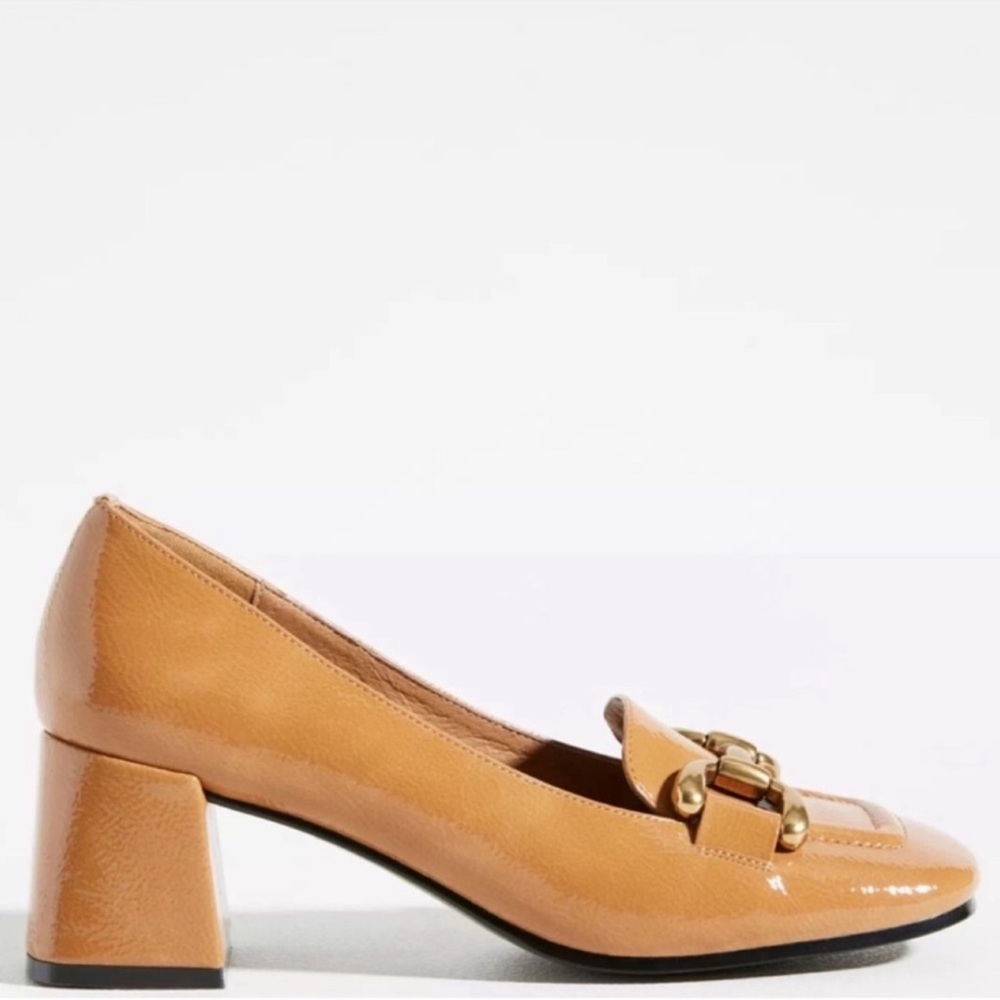 Bibi Lou Valencia Leather Loafer Heels 💕💕 - Picture 2 of 3